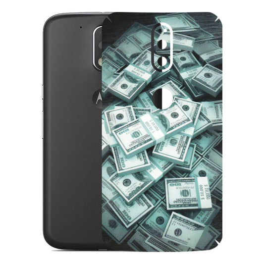 Motorola Phone Skins (All Models) - Hundred Dollar Bill - Matte Finish (M-162) Motorola Moto G4 Plus