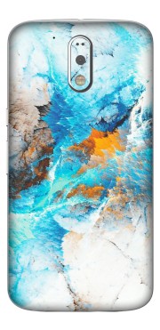 Motorola Phone Skins (All Models) - Blue Waves Abstract - Matte Finish (M-19) Motorola Moto G4 Plus