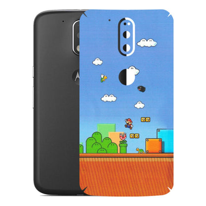 Motorola Phone Skins (All Models) - Mario Game Scene - Matte Finish (M-24) Motorola Moto G4 Plus