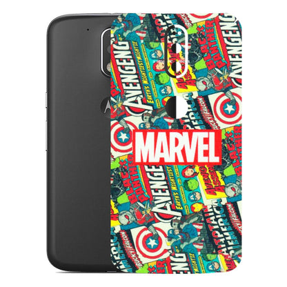 Motorola Phone Skins (All Models) - Marvel Comic Lover - Matte Finish (M-30) Motorola Moto G4 Plus