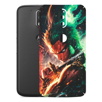 Motorola Phone Skins (All Models) - Anime Gojo Sword - Matte Finish (M-32) Motorola Moto G4 Plus
