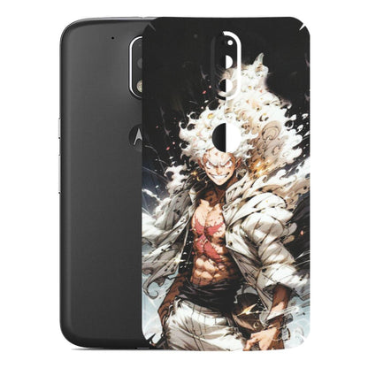 Motorola Phone Skins (All Models) - Anime Angry Classy Character - Matte Finish (M-34) Motorola Moto G4 Plus