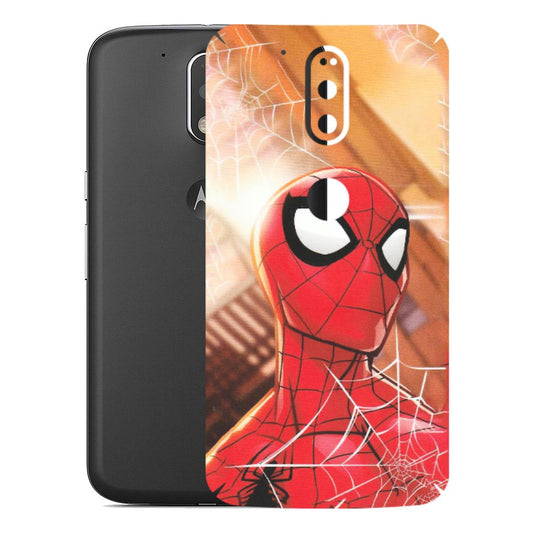 Motorola Phone Skins (All Models) - Spiderman Face New - Matte Finish (M-41) Motorola Moto G4 Plus