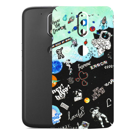 Motorola Phone Skins (All Models) - Living In A Space Dream - Matte Finish (M-46) Motorola Moto G4 Plus