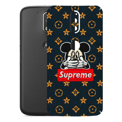 Motorola Phone Skins (All Models) - Mickey Supreme - Matte Finish (M-83) Motorola Moto G4 Plus