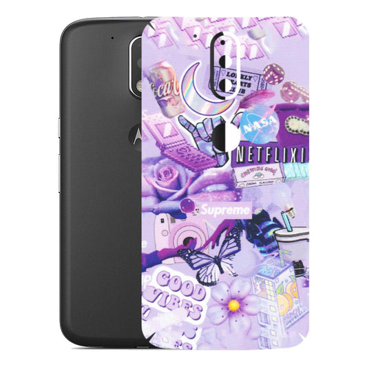 Motorola Phone Skins (All Models) - Supreme Purple Magic - Matte Finish (M-88) Motorola Moto G4 Plus