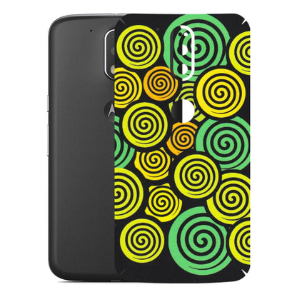 Motorola Phone Skins (All Models) - Crazy Spiral - Matte Finish (M-91) Motorola Moto G4 Plus
