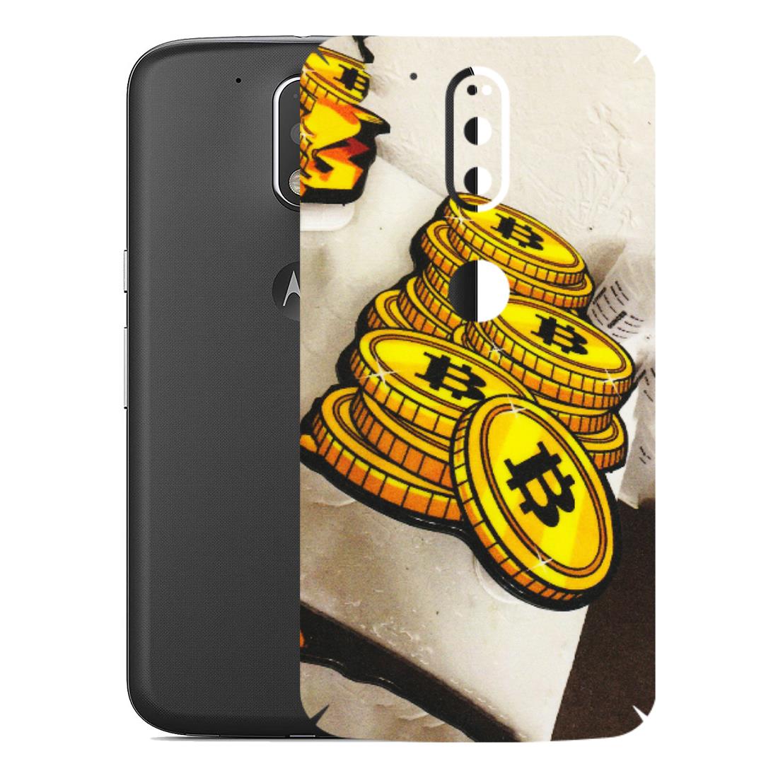 Motorola Phone Skins (All Models) - Billionaire Bitcoin Collection - Matte Finish (M-92) Motorola Moto G4 Plus