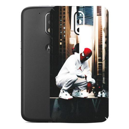 Motorola Phone Skins (All Models) - Sportsman Spider Man - Matte Finish (M-94) Motorola Moto G4 Plus