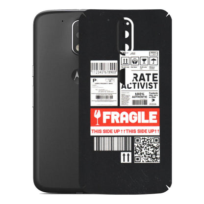 Motorola Phone Skins (All Models) - Handle With Care - Matte Finish (M-99) Motorola Moto G4 Plus