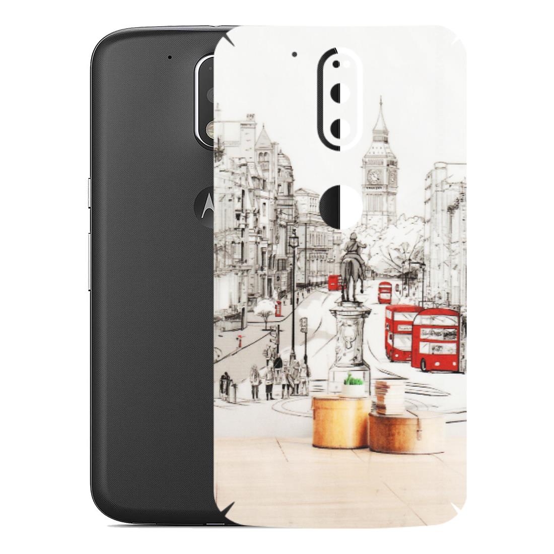 Motorola Phone Skins (All Models) - London Street - Transparent Finish (T-02) Motorola Moto G4 Plus