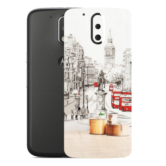 Motorola Phone Skins (All Models) - London Street - Transparent Finish (T-02) Motorola Moto G4