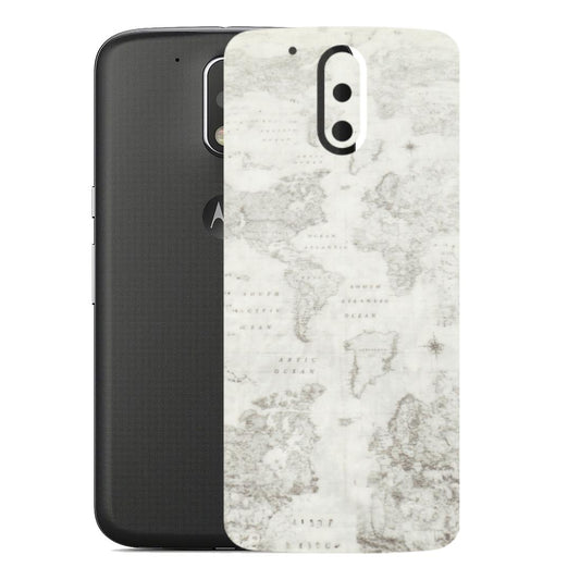 Motorola Phone Skins (All Models) - World Travel Map - Transparent Finish (T-04) Motorola Moto G4