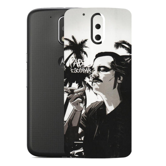 Motorola Phone Skins (All Models) - Pab Escobar - Transparent Finish (T-05) Motorola Moto G4