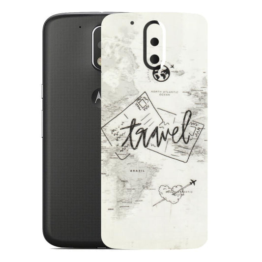 Motorola Phone Skins (All Models) - Travel Ticket - Transparent Finish (T-06) Motorola Moto G4