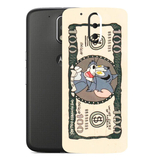 Motorola Phone Skins (All Models) - One Hundred Dollar Tom - Transparent Finish (T-16) Motorola Moto G4