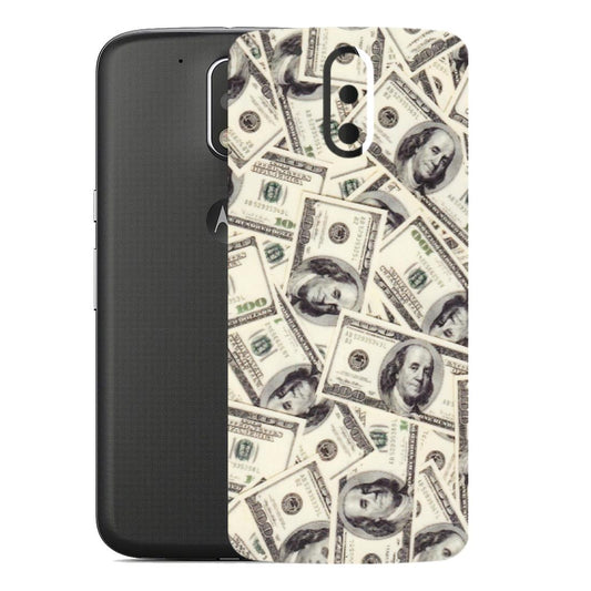 Motorola Phone Skins (All Models) - Dollar Lover - Transparent Finish (T-17) Motorola Moto G4