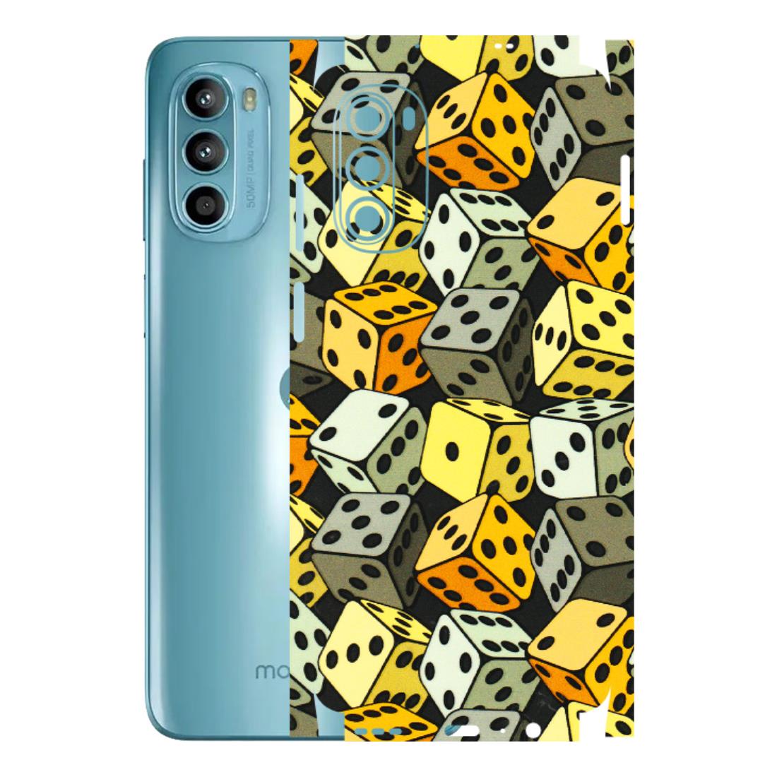 Motorola Phone Skins (All Models) - Dices Of Life - 3D Embossed Finish (L-04) Motorola Moto G52