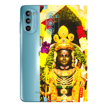 Motorola Phone Skins (All Models) - Ram Lalla Ayodhya - 3D Embossed Finish (L-103) Motorola Moto G52