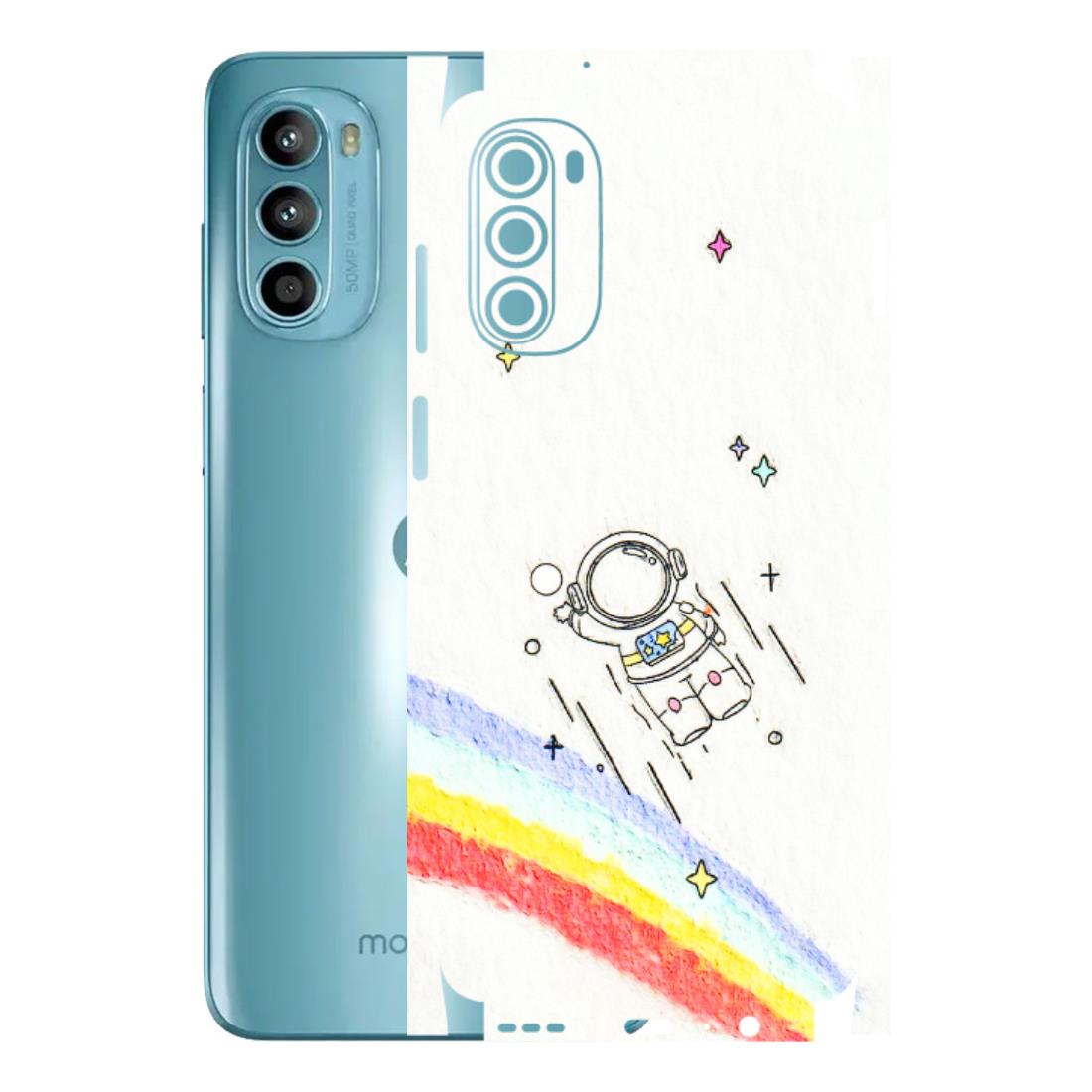 Motorola Phone Skins (All Models) - Milkyway Astronaut - 3D Embossed Finish (L-110) Motorola Moto G52
