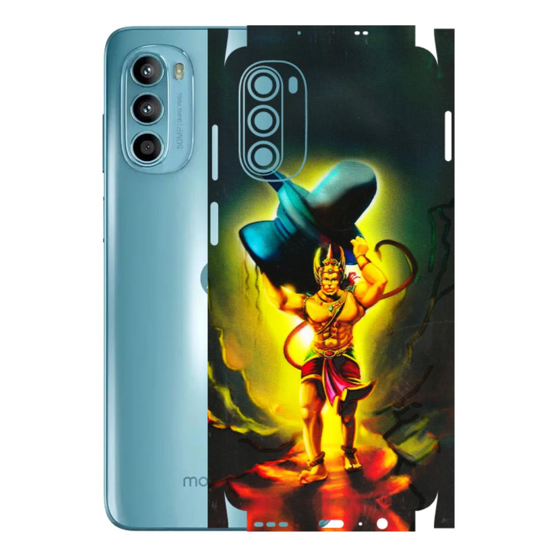 Motorola Phone Skins (All Models) - Hanuman Ji - 3D Embossed Finish (L-128) Motorola Moto G52