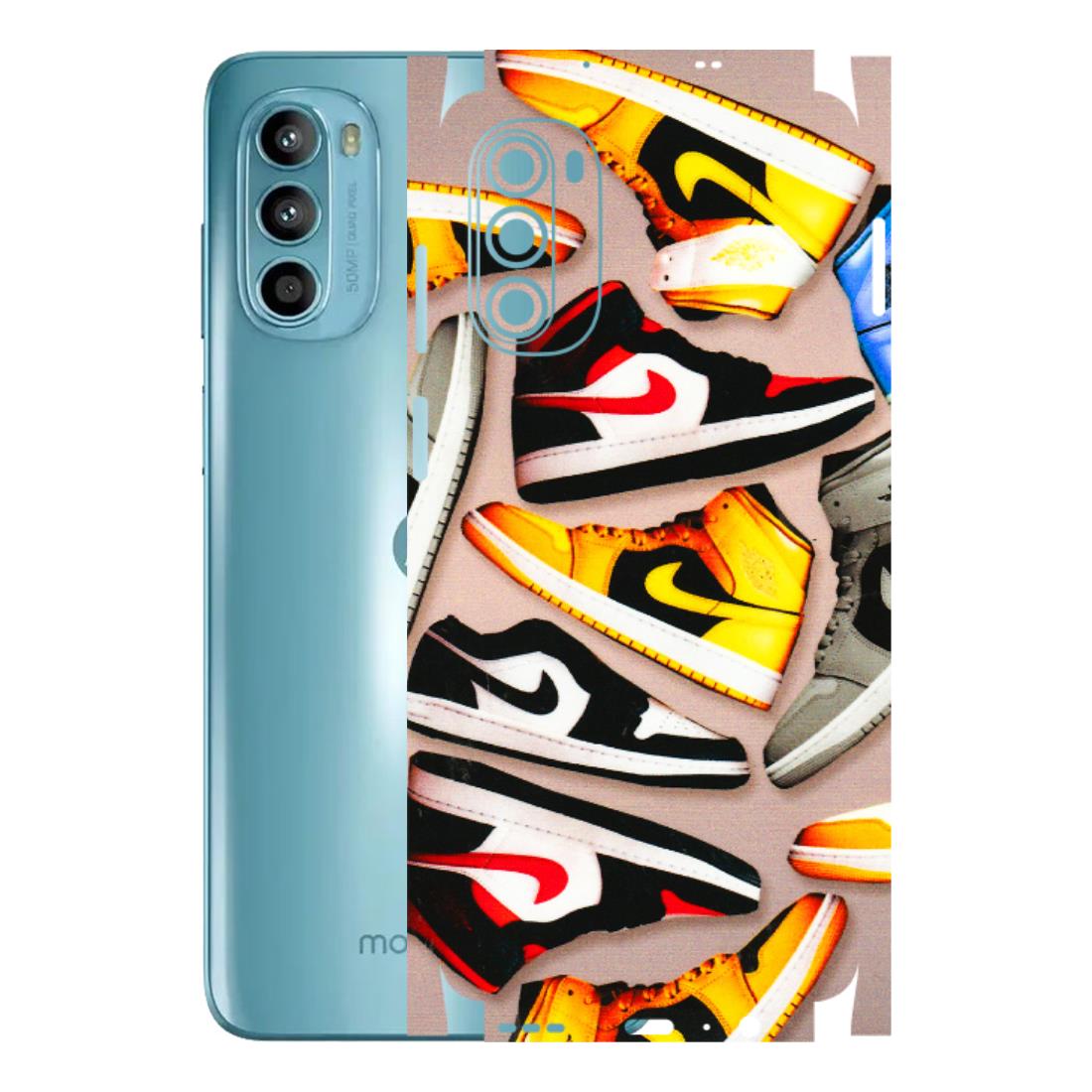 Motorola Phone Skins (All Models) - Sneaker Lover - 3D Embossed Finish (L-135) Motorola Moto G52