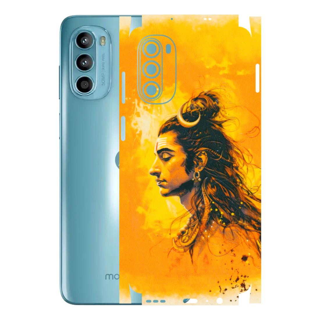 Motorola Phone Skins (All Models) - Shiv Shakti - 3D Embossed Finish (L-14) Motorola Moto G52