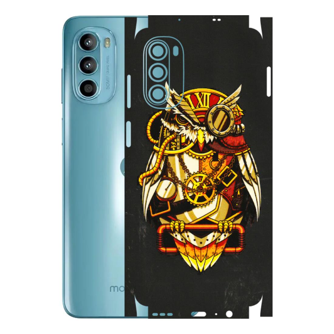 Motorola Phone Skins (All Models) - Classy Smart Owl - 3D Embossed Finish (L-144) Motorola Moto G52