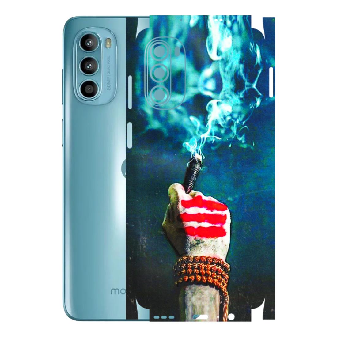 Motorola Phone Skins (All Models) - Mahadev Bhakt - 3D Embossed Finish (L-146) Motorola Moto G52