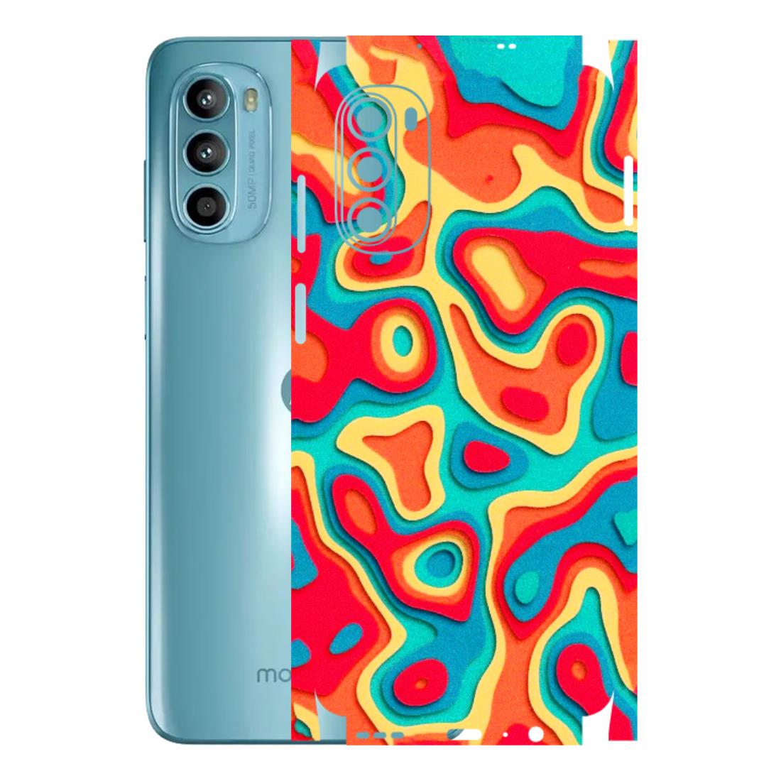 Motorola Phone Skins (All Models) - Abstract Swirl - 3D Embossed Finish (L-150) Motorola Moto G52
