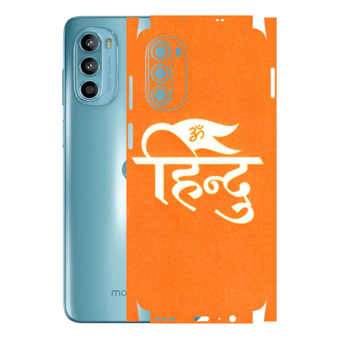 Motorola Phone Skins (All Models) - Hindu Kesari - 3D Embossed Finish (L-154) Motorola Moto G52