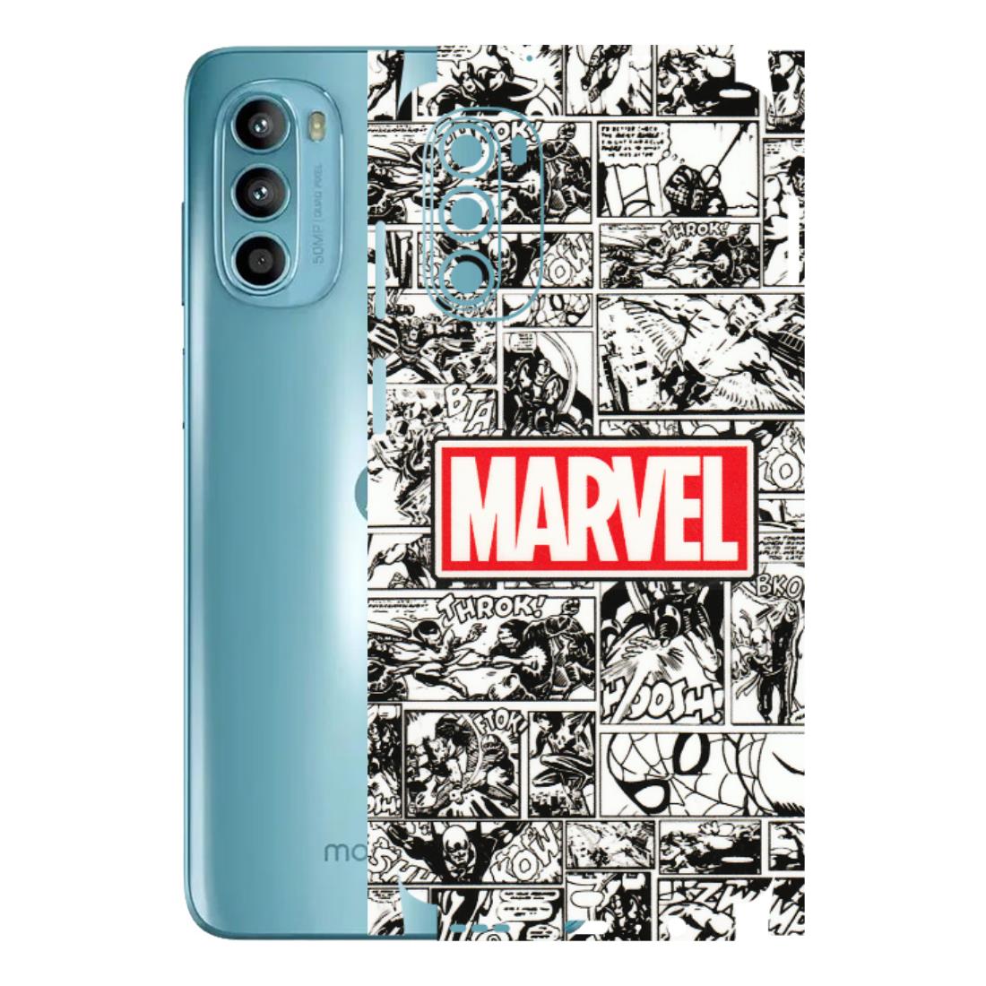Motorola Phone Skins (All Models) - Marvel Comic - 3D Embossed Finish (L-171) Motorola Moto G52