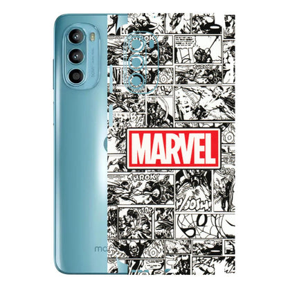 Motorola Phone Skins (All Models) - Marvel Comic - 3D Embossed Finish (L-171) Motorola Moto G52