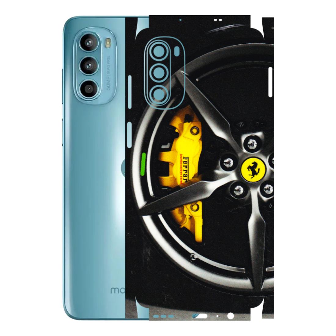 Motorola Phone Skins (All Models) - Ferrari Wheel Alloy - 3D Embossed Finish (L-173) Motorola Moto G52