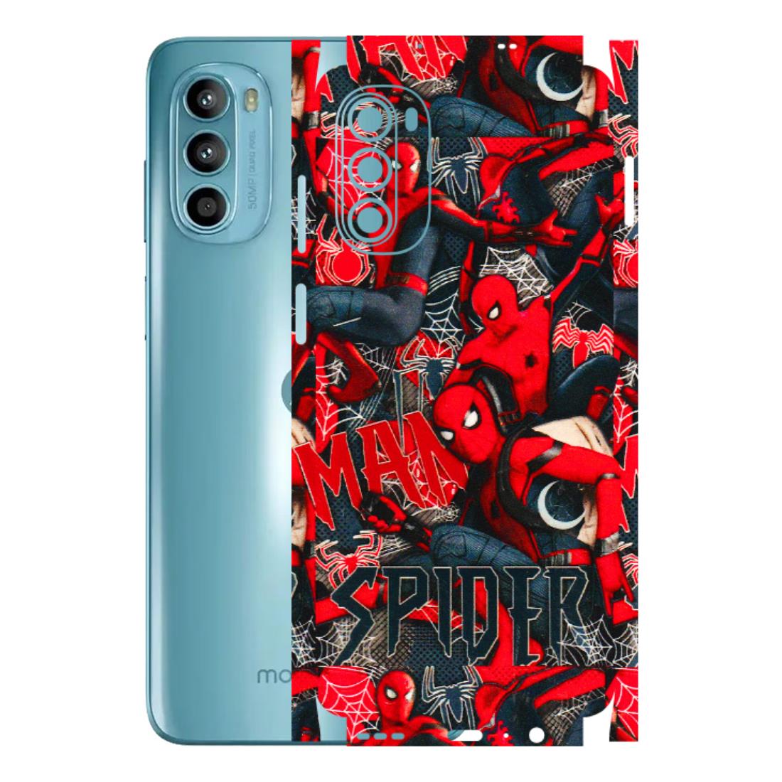Motorola Phone Skins (All Models) - SpiderMan Cool - 3D Embossed Finish (L-188) Motorola Moto G52