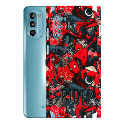 Motorola Phone Skins (All Models) - SpiderMan Cool - 3D Embossed Finish (L-188) Motorola Moto G52