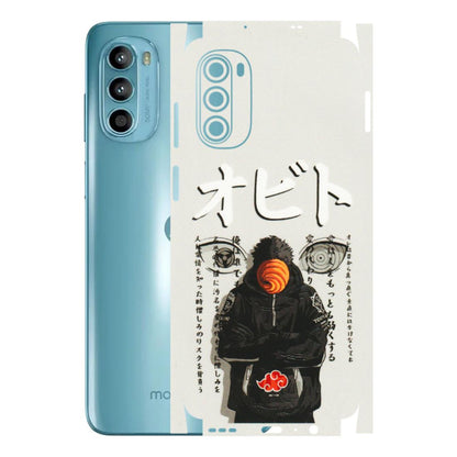 Motorola Phone Skins (All Models) - Obito Anime Eye - 3D Embossed Finish (L-19) Motorola Moto G52