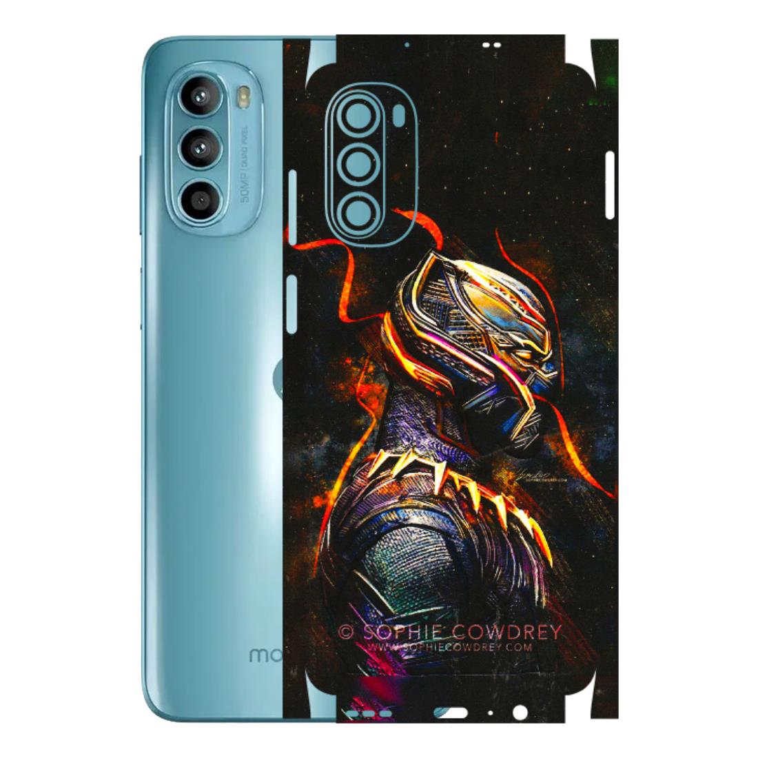 Motorola Phone Skins (All Models) - Black Panther - 3D Embossed Finish (L-190) Motorola Moto G52