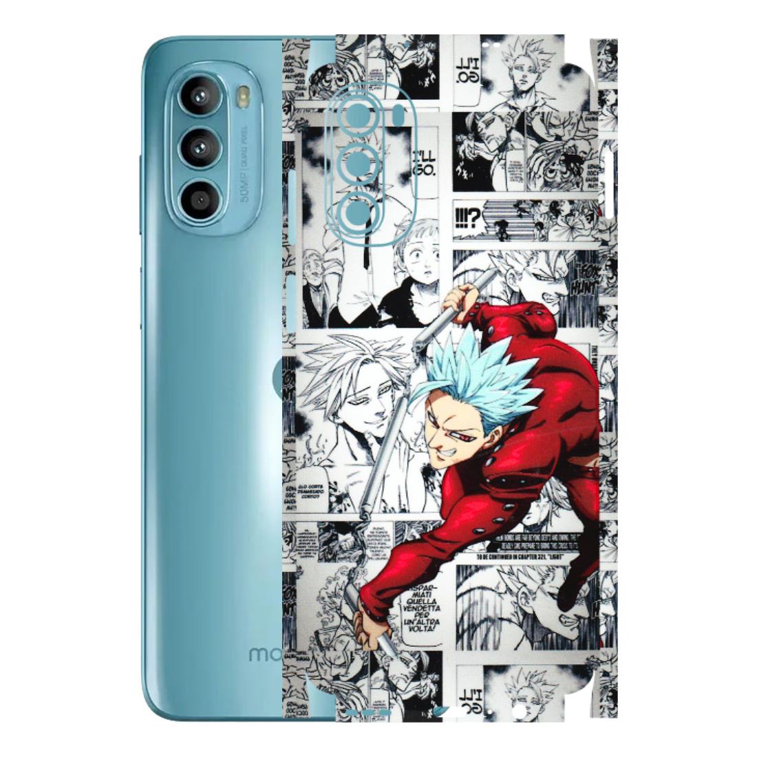 Motorola Phone Skins (All Models) - Anime Comic - 3D Embossed Finish (L-192) Motorola Moto G52