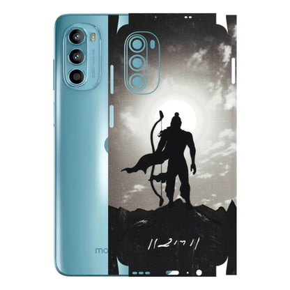 Motorola Phone Skins (All Models) - Jai Siya Ram - 3D Embossed Finish (L-200) Motorola Moto G52
