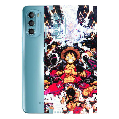 Motorola Phone Skins (All Models) - Luffy Anime Character - 3D Embossed Finish (L-203) Motorola Moto G52
