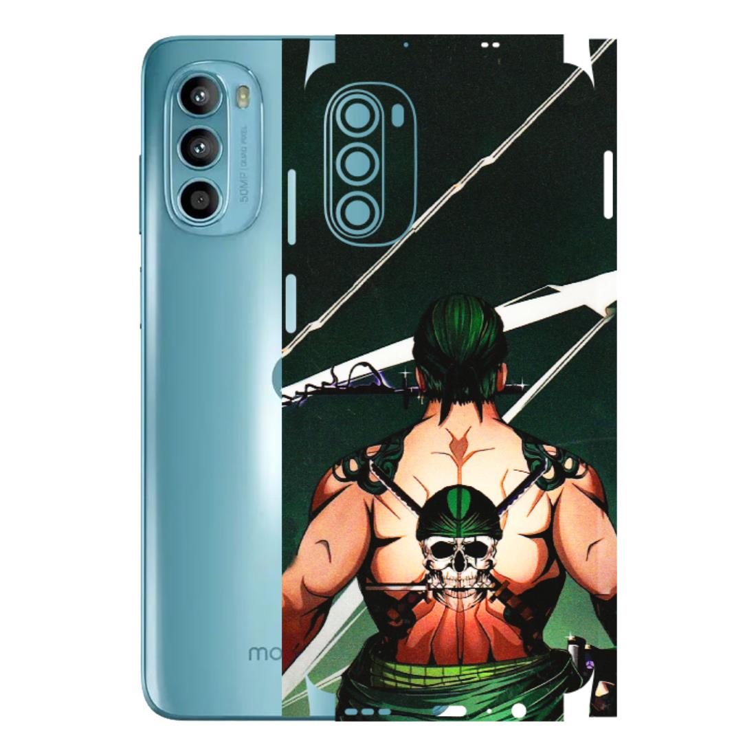 Motorola Phone Skins (All Models) - Zoro Anime - 3D Embossed Finish (L-23) Motorola Moto G52