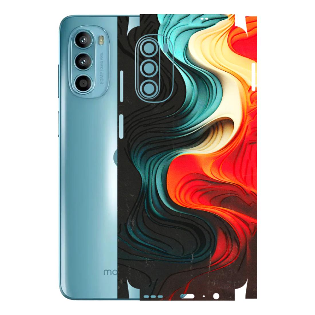 Motorola Phone Skins (All Models) - The Silky Swirl - 3D Embossed Finish (L-240) Motorola Moto G52