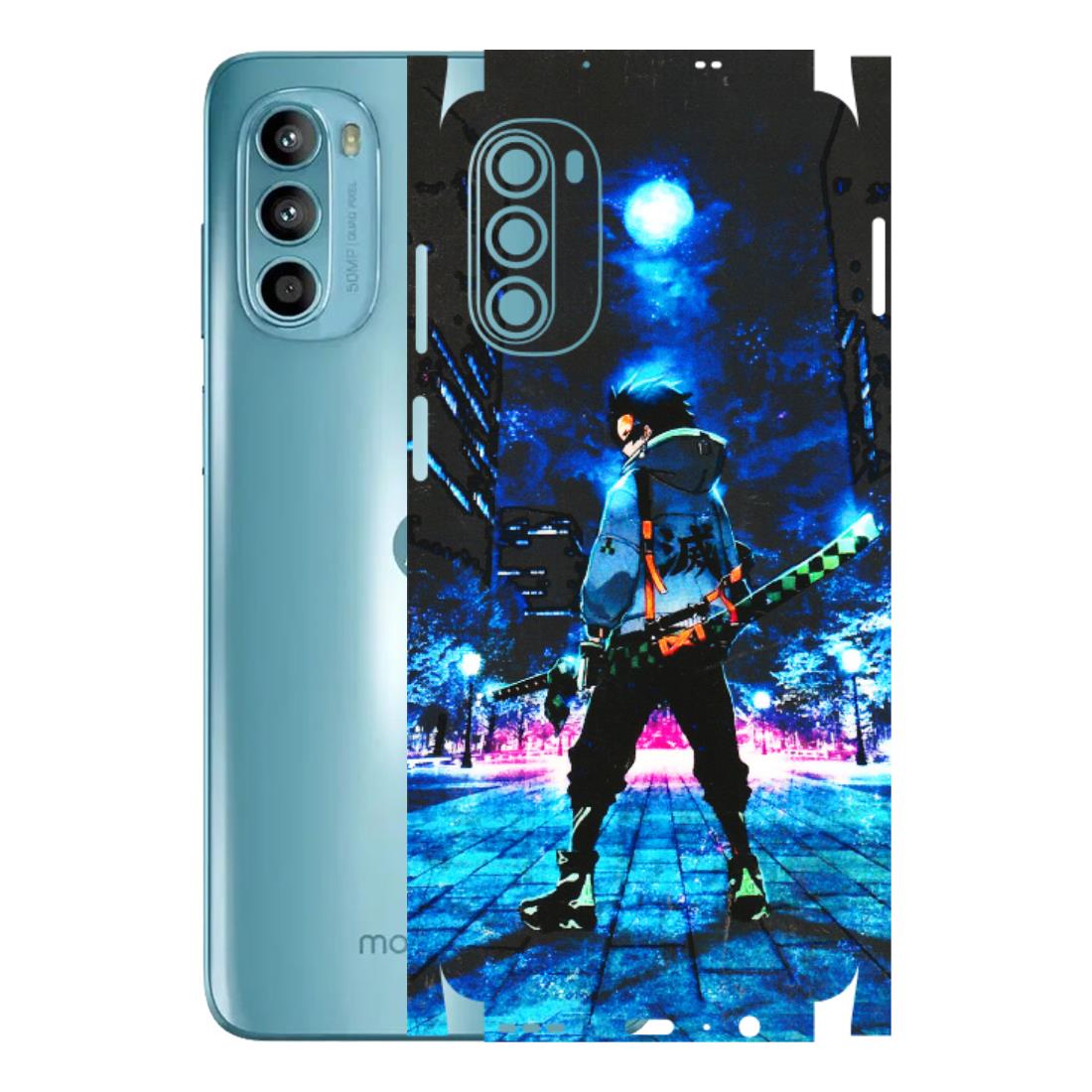 Motorola Phone Skins (All Models) - Demon Slayer Sword - 3D Embossed Finish (L-247) Motorola Moto G52