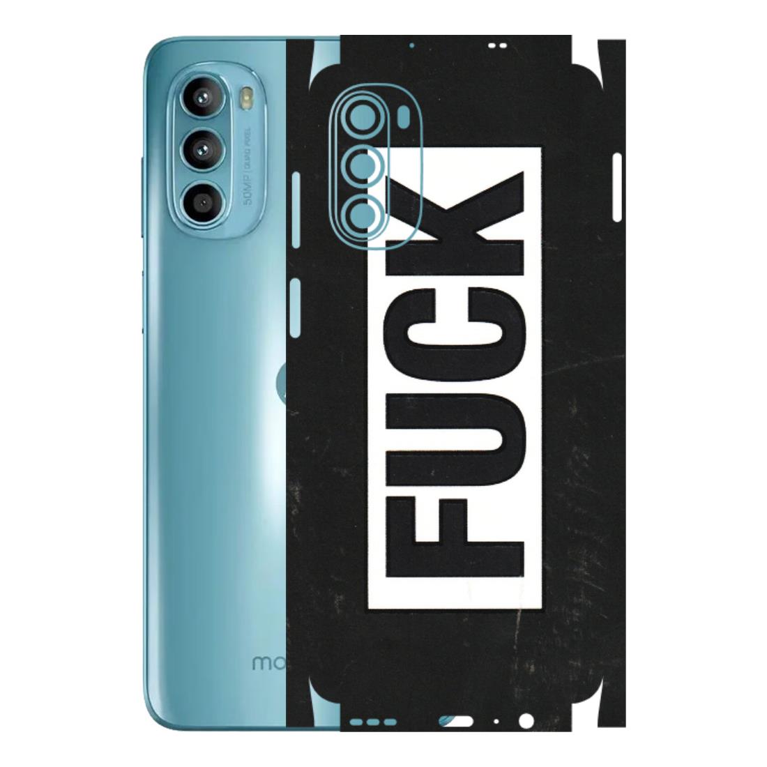 Motorola Phone Skins (All Models) - The F Word - 3D Embossed Finish (L-255) Motorola Moto G52