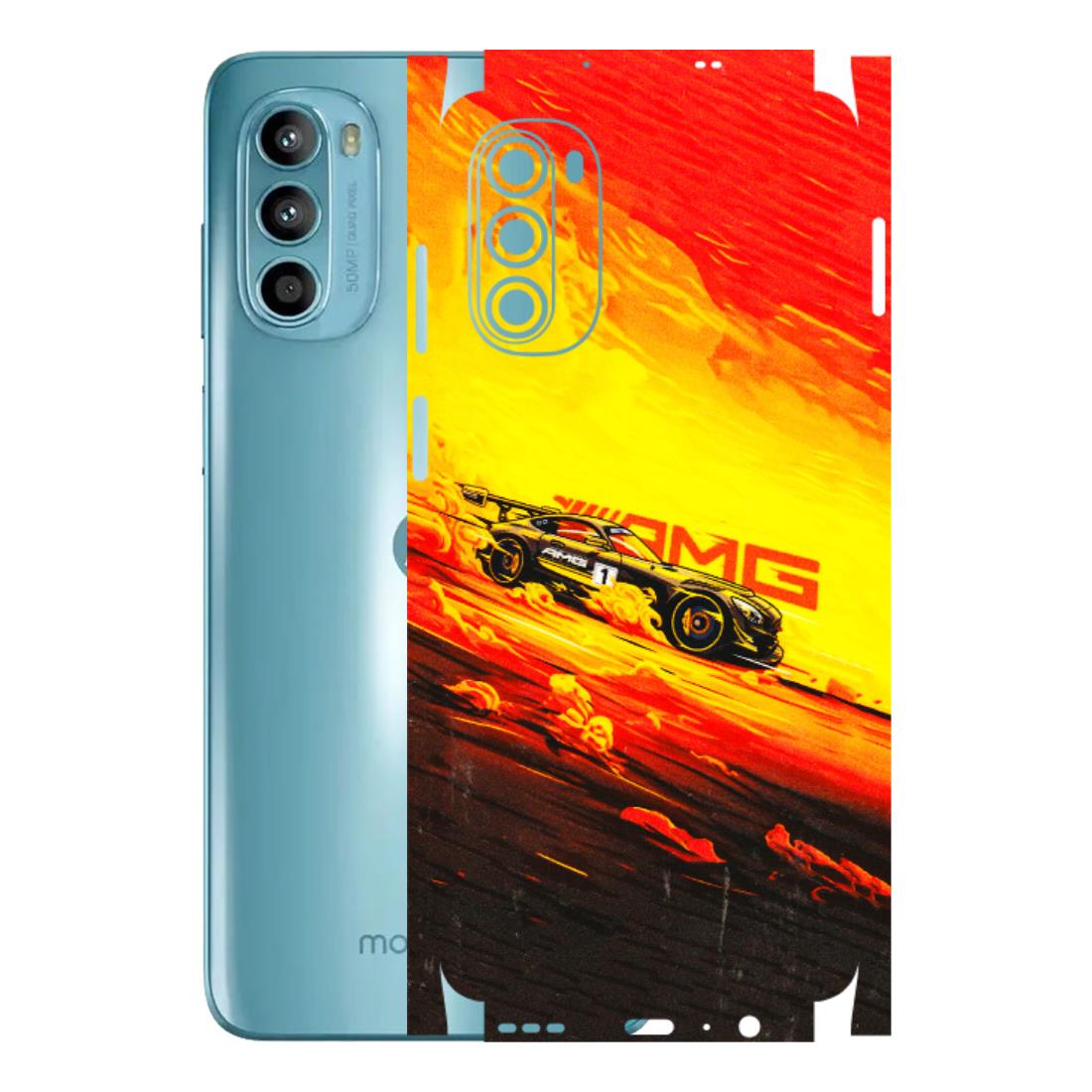 Motorola Phone Skins (All Models) - AMG Car Speed Cover - 3D Embossed Finish (L-256) Motorola Moto G52