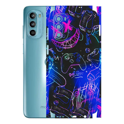 Motorola Phone Skins (All Models) - Gamers Paradise - 3D Embossed Finish (L-258) Motorola Moto G52
