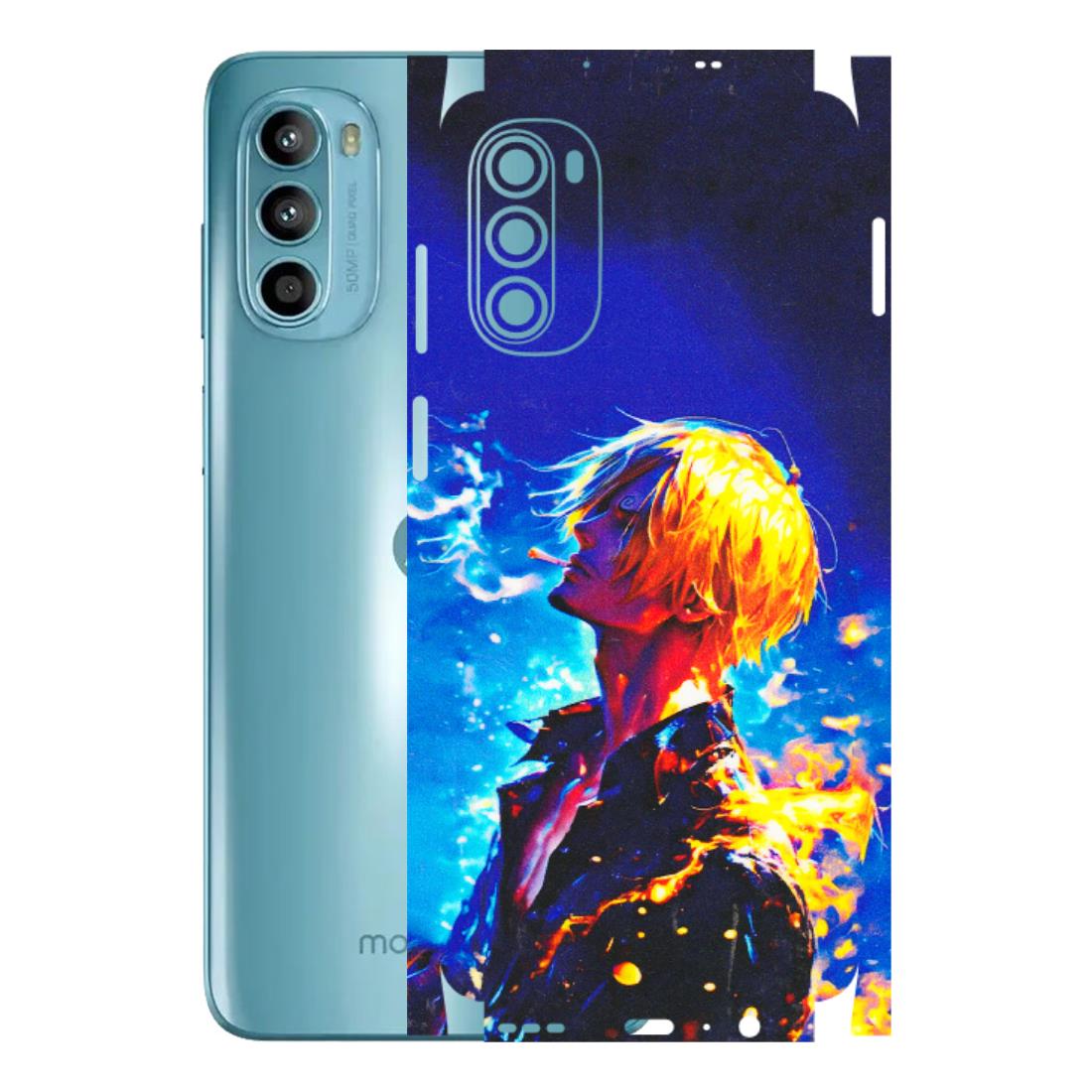 Motorola Phone Skins (All Models) - Sanji Vinsmoke One Piece - 3D Embossed Finish (L-319) Motorola Moto G52