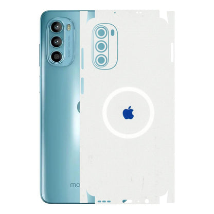 Motorola Phone Skins (All Models) - iPhone Magsafe Logo - 3D Embossed Finish (L-320) Motorola Moto G52