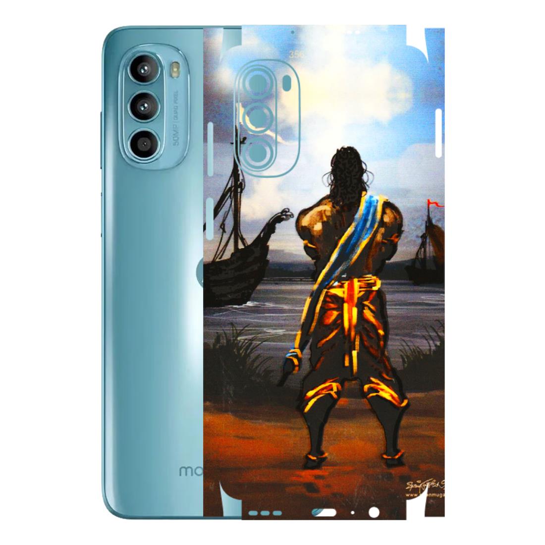 Motorola Phone Skins (All Models) - Heavenly God Figure - 3D Embossed Finish (L-34) Motorola Moto G52